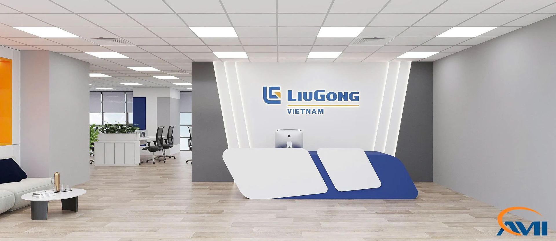 Văn phòng LiuGong Việt Nam do AMI Design thiết kế và thi công